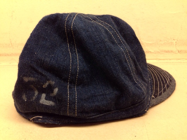 7月16日(水)大阪店ヴィンテージ入荷!#5 Vintageプリズナー編!!40\'s\"POW\"デニムキャップ!!(大阪アメ村店)_c0078587_1451348.jpg