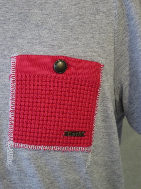 Bark ・・・ 粋な大人のSIMPLE TEE 。。。KNIT Pocket TEE!🎵!_d0152280_53827.jpg