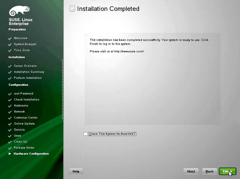 動画付:SUSE Linux のインストール SLES on XEN_a0056607_14455347.jpg