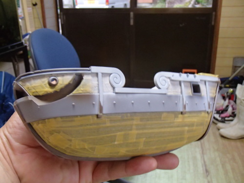ゴーイングメリー号製作記6 ポンポン大佐の模型部屋