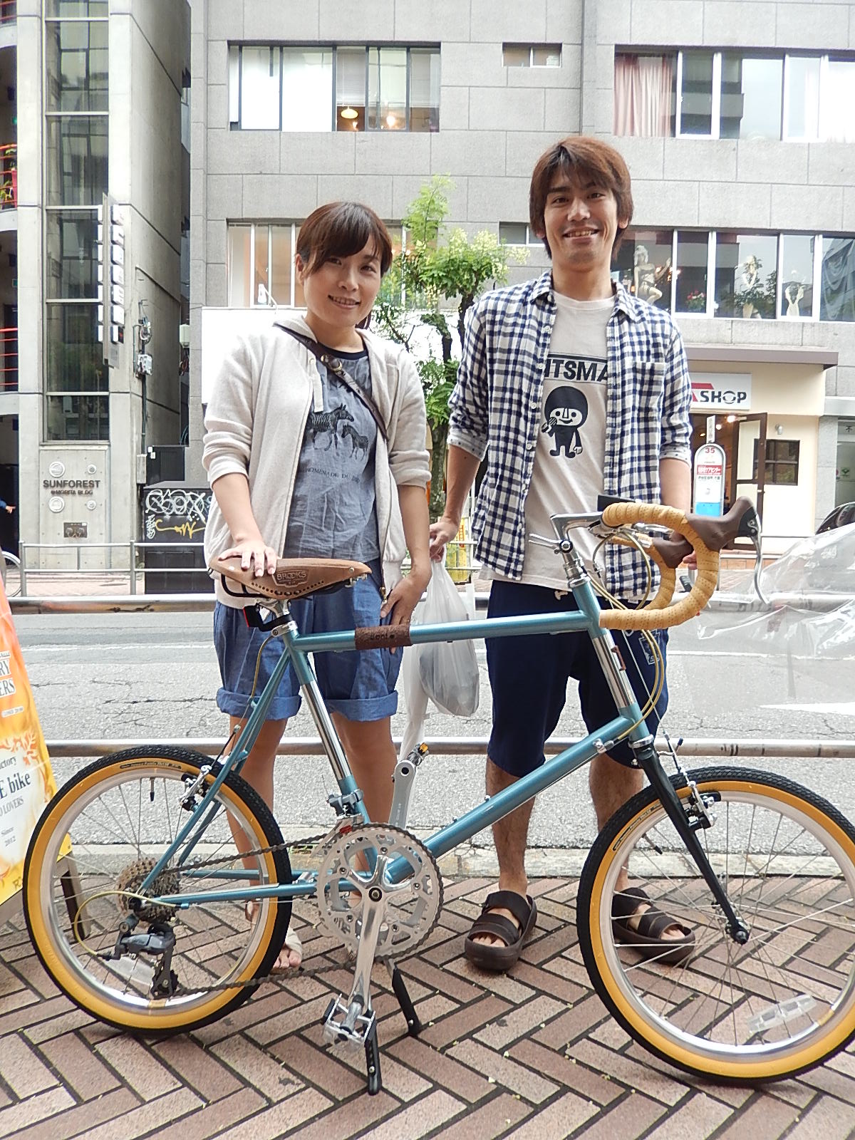 7月19日　渋谷　原宿　の自転車屋　FLAME bike前です_e0188759_18505093.jpg