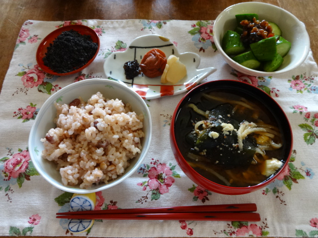 朝ごはん　１２７９_d0169973_14493484.jpg