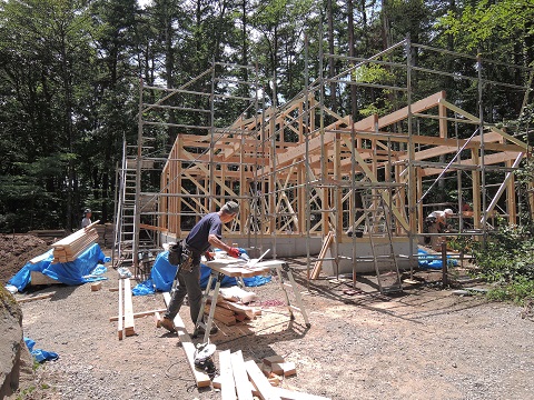長坂町H野さん邸の現場より 10_a0211886_15332632.jpg