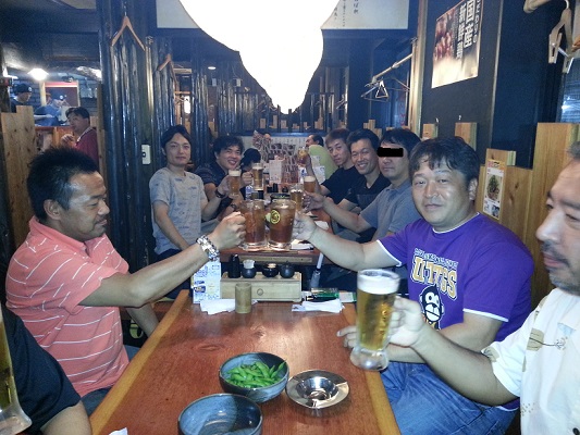 今年も 騒がしい 夏の飲み会でした♪ _b0138552_21295640.jpg