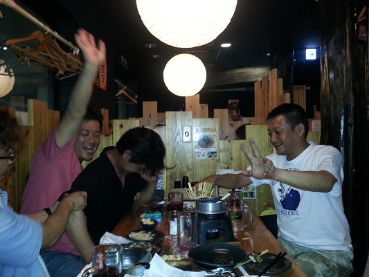 今年も 騒がしい 夏の飲み会でした♪ _b0138552_23115769.jpg