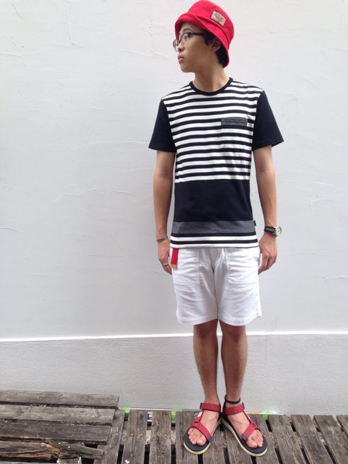 Put on \"Panel Border Tee\" ②_d0227059_22211626.jpg