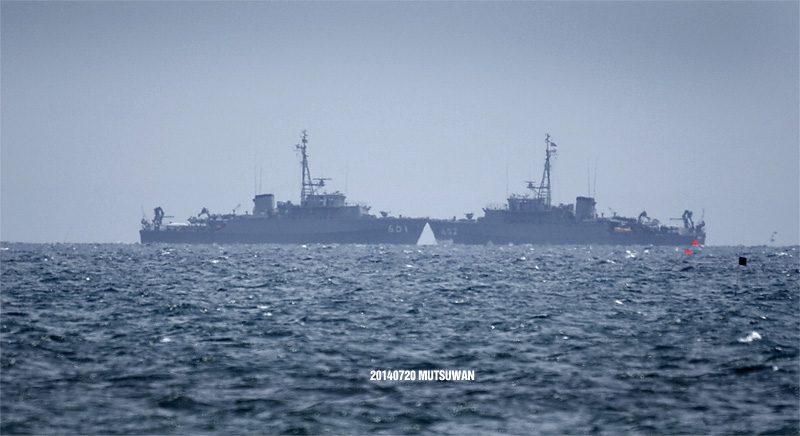 20140720 海上自衛隊掃海部隊『機雷戦訓練・掃海特別訓練・潜水訓練』第3日（速報）_e0150566_14974.jpg