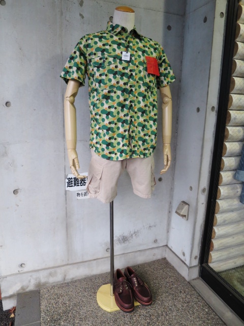 Kato BASIC ・・・ DOT CAMO柄 S/S WORK SHIRTS！♪！_d0152280_12455637.jpg