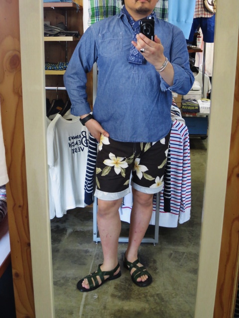 California BRAND ・・・ ALOHA柄 SHORT PANTS (DEAD STOCK)！★！_d0152280_17452093.jpg