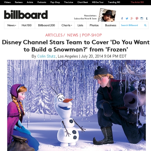 アナ雪ファンにディズニーからの素敵なプレゼント Do You Want To Build A Snowman 特別バージョン ニューヨークの遊び方