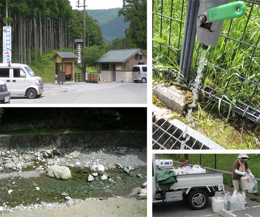 名水百選の奈良県洞川の、ごろごろ水。_b0196570_1625079.jpg