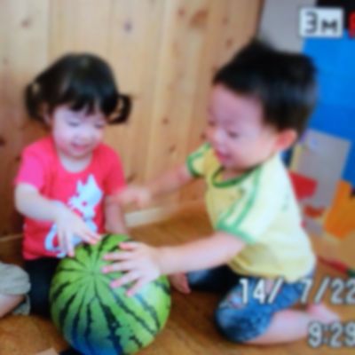 スイカ割りをしました♪7月22日の給食_c0293682_17462536.jpg