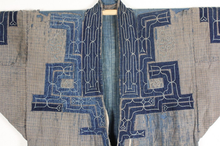 古布　木綿　アイヌ　衣装　｢北の紋様」　cottonn ainu_c0325097_852120.jpg