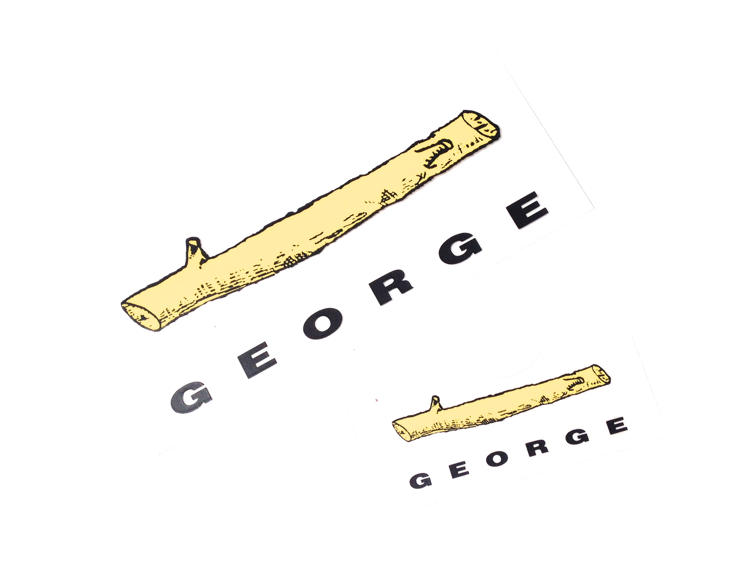 GEORGE  ORIGINAL stick sticker ジョージ オリジナル スティックステッカー_d0217958_9555044.jpg