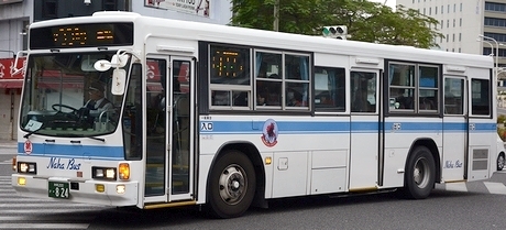 那覇バス いすゞkc Lv380n Ibus 3扉車 資料館の書庫から