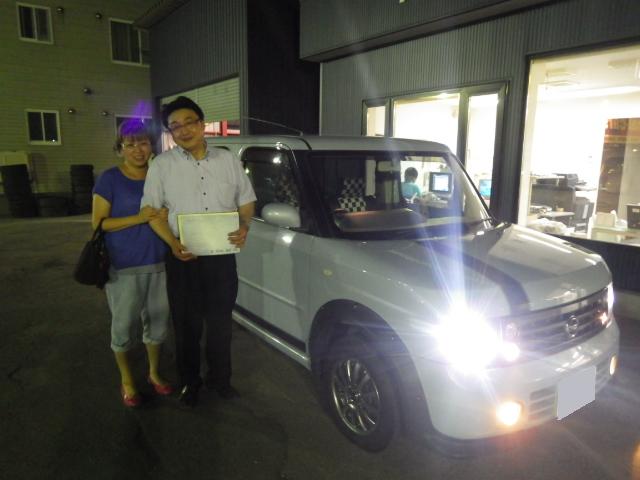 ☆キューブキュービック待望のお納車とさせていただきました!!☆(伏古店)_c0161601_190469.jpg