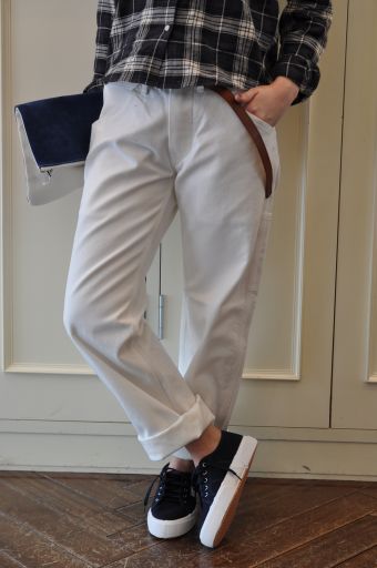 チェック × white ・ ・ ・ \"nicholson&nicholson/COMMONO reproducts\"_b0110582_15343972.jpg