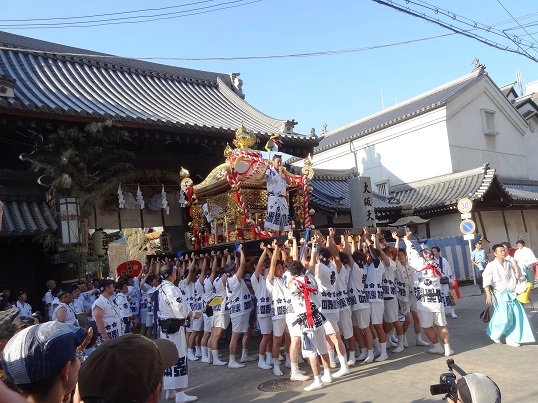 天神祭本宮・陸渡御・大門にて　　２０１４・７・２５_f0000521_4244273.jpg