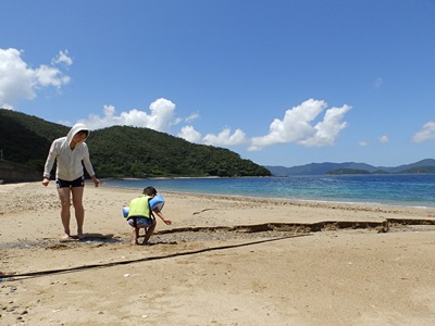 「家族で海遊び!」_b0033573_15584734.jpg