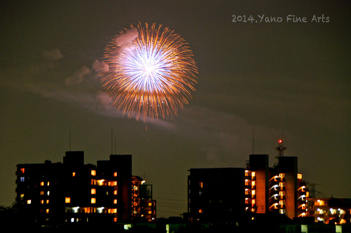 ２０１４立川昭和記念公園花火 大会 ♬（in ベランダ）_b0147808_15403751.jpg