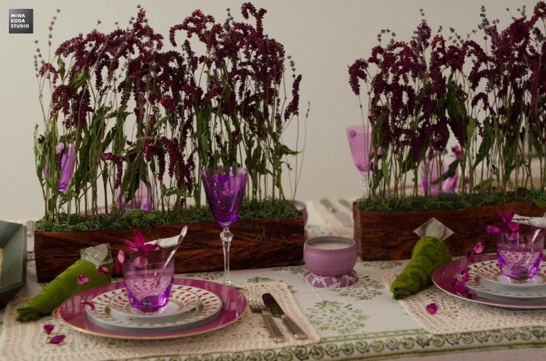 July 30, 2014 プロヴァンスのテーブル：ラベンダー畑 Province Table: Lavender Field_a0307186_1043691.jpg