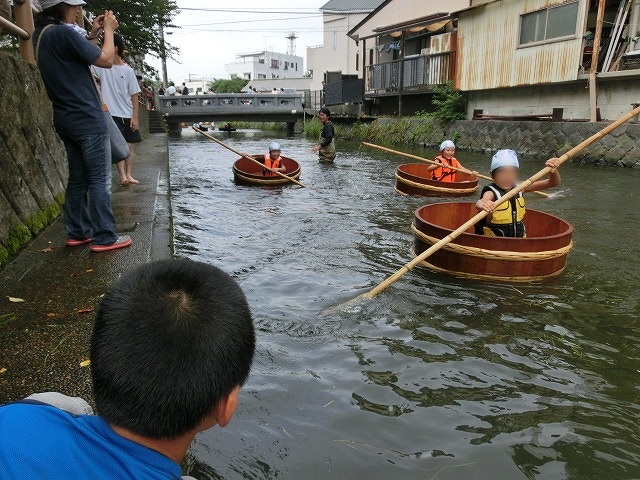 公約通り見事？撃沈した小長井市長　田宿川たらい流し川祭り_f0141310_7345717.jpg