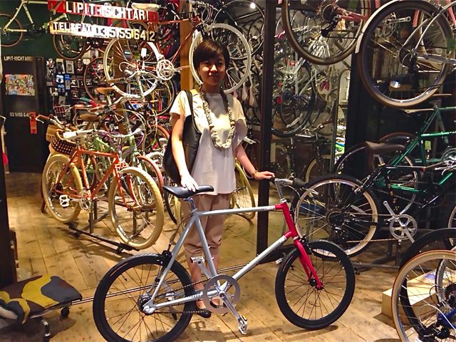 ☆今日のバイシクルガール5本立て☆ 自転車 女子 おしゃれ ミニベロ クロス ロード_b0212032_21214022.jpg