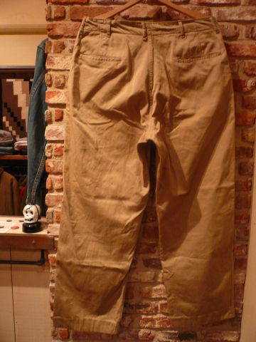 1940-50s \"U.S ARMY\" MILITARY CHINOS TROUSER ._d0172088_20482578.jpg