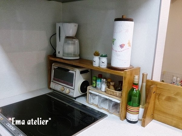 見せるキッチン 素敵に収納 Ema Atelier