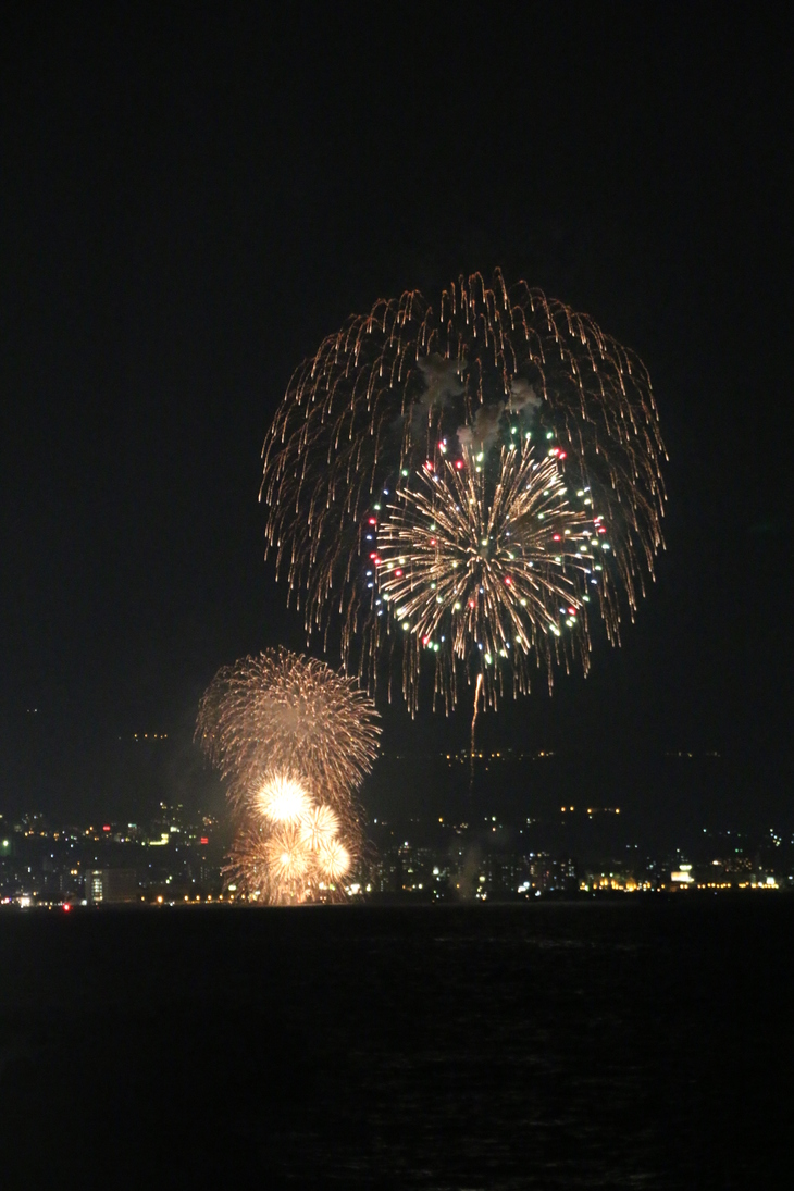 別府の花火大会～♪_b0210269_1112835.jpg