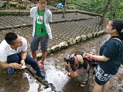 かおりさん滞在2日目わさび&塩鰹_d0156797_18433539.jpg