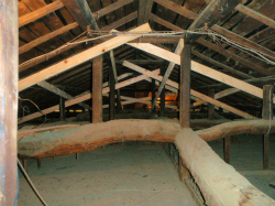 木造耐震補強工事 Mの家 小屋筋かい 身近なフィールド ノート