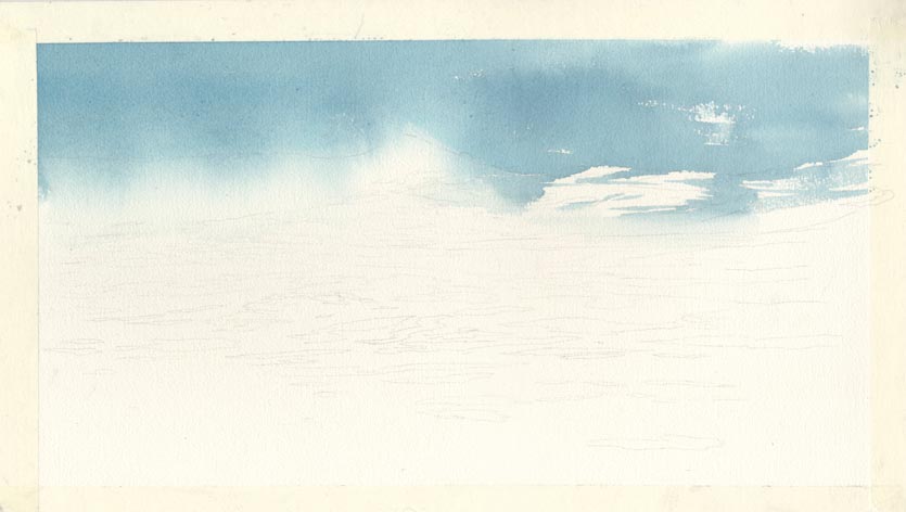 海 水彩画_f0176370_17381774.jpg
