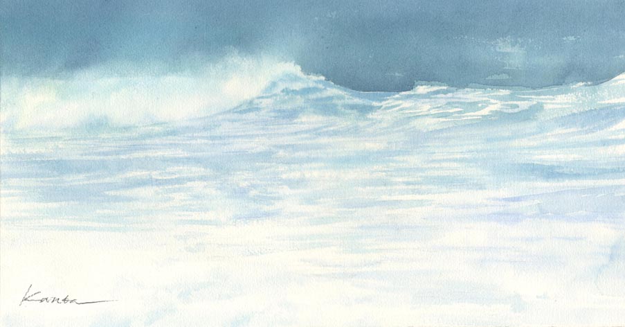 海 水彩画_f0176370_17393631.jpg