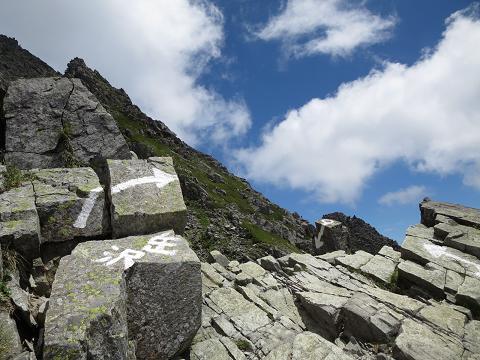 前穂高岳　　ド派手な景色だ、ブラボー！_f0302771_1643967.jpg