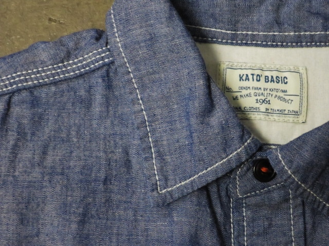 Shambre S/S WORK SHIRTS ＆ RIP STOP Cotton RED SHORTS etc..　By Kato_d0152280_4163319.jpg