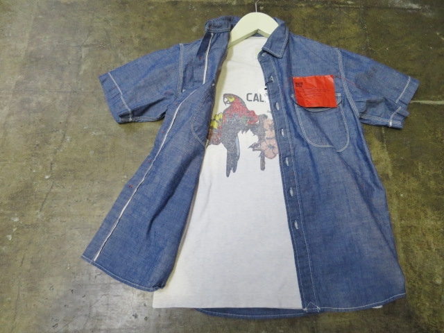 Shambre S/S WORK SHIRTS ＆ RIP STOP Cotton RED SHORTS etc..　By Kato_d0152280_0275111.jpg