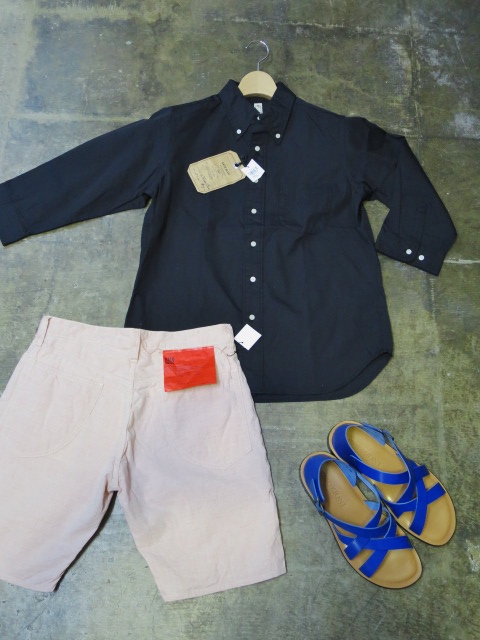 Shambre S/S WORK SHIRTS ＆ RIP STOP Cotton RED SHORTS etc..　By Kato_d0152280_0285912.jpg