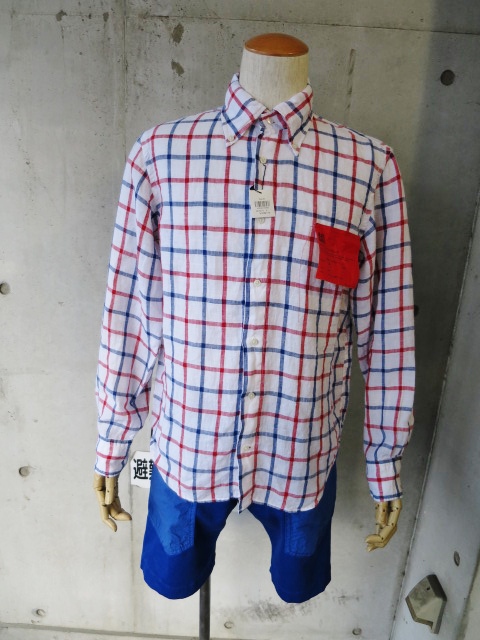 Kato BASIC ・・・ LINEN CHECK L/S SHIRTS!★!_d0152280_3464255.jpg