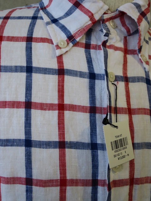 Kato BASIC ・・・ LINEN CHECK L/S SHIRTS!★!_d0152280_3472989.jpg