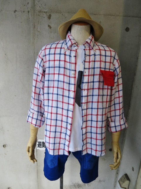 Kato BASIC ・・・ LINEN CHECK L/S SHIRTS!★!_d0152280_351491.jpg