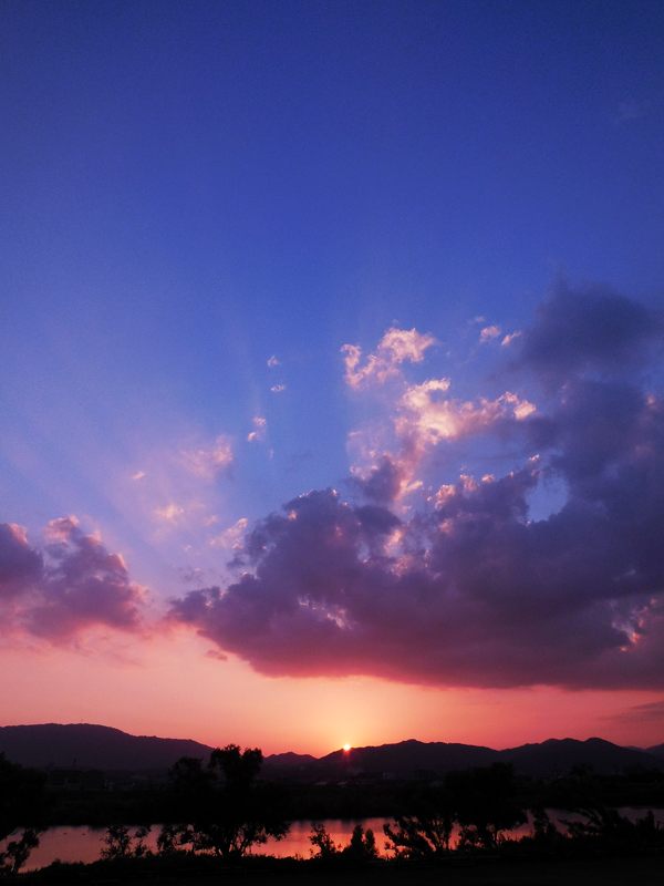 仕事帰りの夕景_f0032011_18411881.jpg