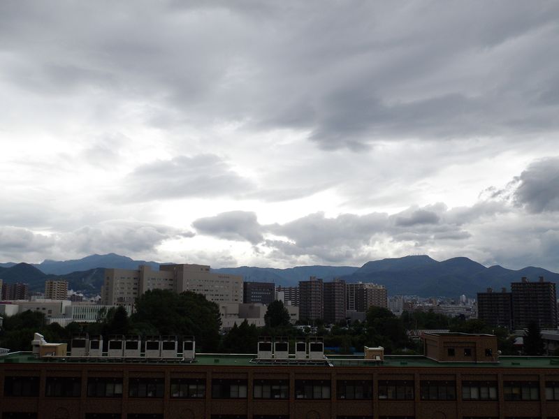 降りそうで降らない連続7日真夏日の札幌_c0025115_1944838.jpg