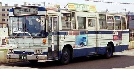 北海道北見バス 三菱P-MK116J +呉羽_e0030537_22354519.jpg