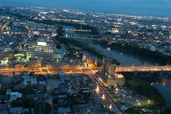 県庁からの夜景_f0297764_16223307.jpg