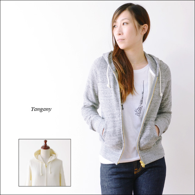 yangany [ヤンガニー] コットン裏毛ネコ刺繍パーカー [F-5359] ダブルジップパーカー LADY\'S _f0051306_18465148.jpg