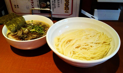 楽山×13ROCKコラボメニュー　13ROCKつけ麺_b0271789_13374956.jpg