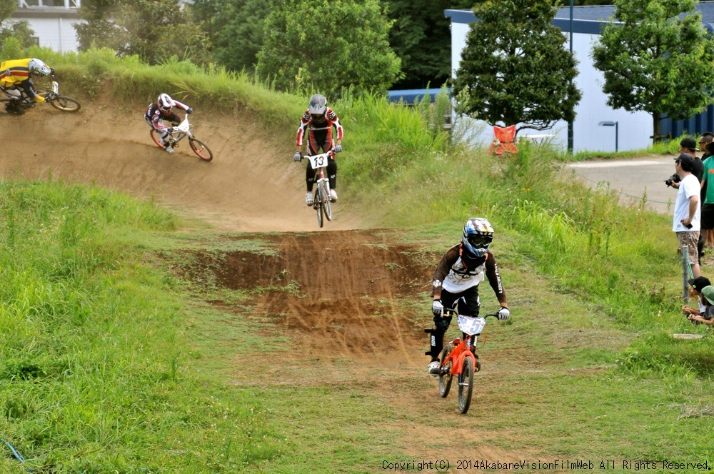  ２０１４JOSF緑山８月定期戦VOL9：BMX１４オーバー決勝　動画あり_b0065730_20332250.jpg