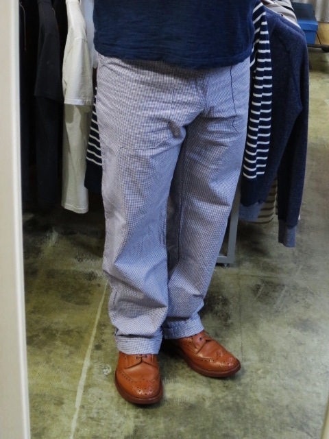 CHEVRE in France ・・・ 千鳥格子柄 BAKER WORK PANTS!★!_d0152280_15074.jpg