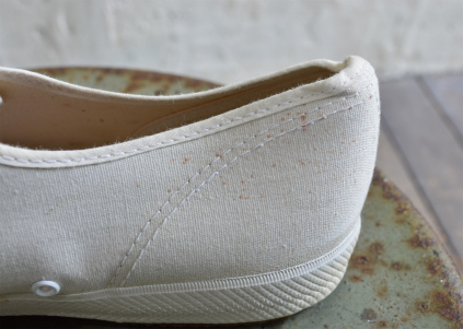U.K. army white canvas sneaker dead stock_f0226051_1663519.jpg